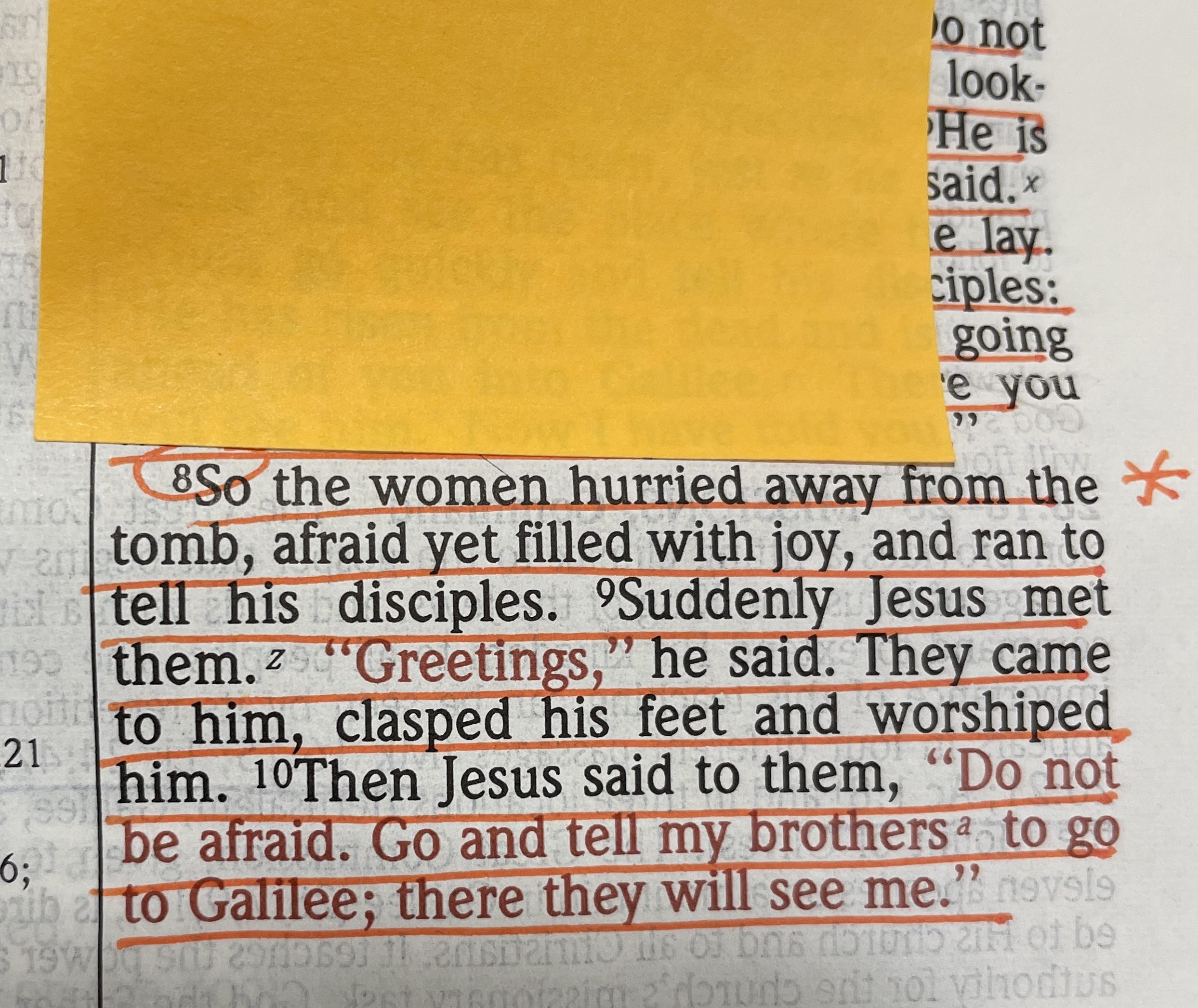 Week 2: She Ran to Tell